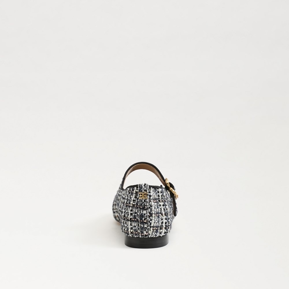 Sam Edelman Black and White Tweed Flats / MICHAELA MARY JANE FLAT - Picture 5 of 7